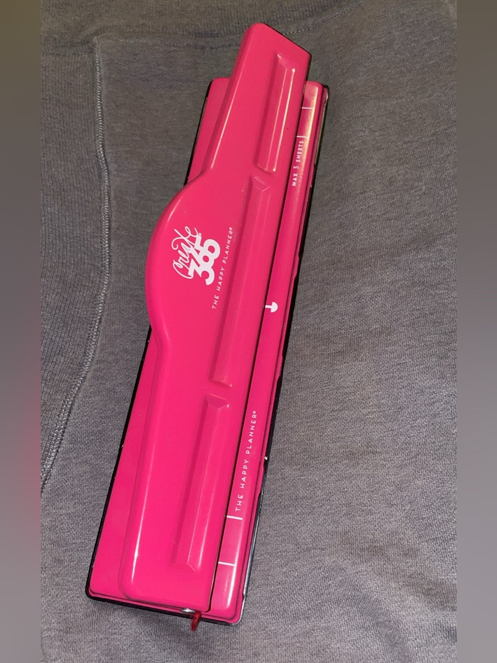 The Happy Planner Pink BIG 11-Hole Punch